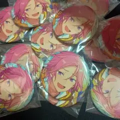 あんスタ コレ缶 March 缶バッジ casual 桜河こはく 145点 新品☆あんスタ【桜河こはく】5周年☆キャラバッジコレクション☆缶