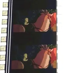 もののけ姫 アシタカ フィルムブックマーカー しおり ジブリ美術館 17.もののけ姫 ジブリ美術館 フィルムブックマーカー 17