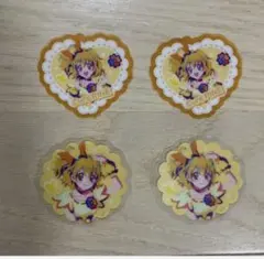 フレッシュプリキュア　キュアパイン　サンキューマート　シール　4枚