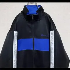 ★90s champion チャンピオン トラックジャケット 背面ロゴ刺繍