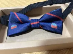 ネイビー ストライプ 蝶ネクタイ 子供用