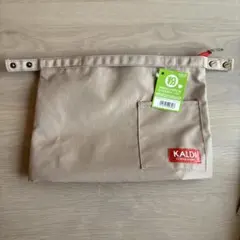 KALDI ランチバッグ ベージュ 中型