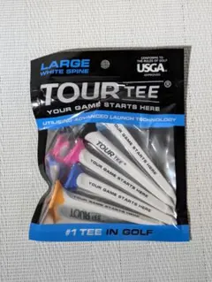 TOUR TEE LARGE WHITE SPINE ゴルフティー 5本入