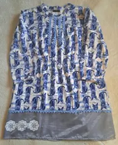 ラグマート ワンピース カットソー 長袖 cat 100 カルディア プチジャム