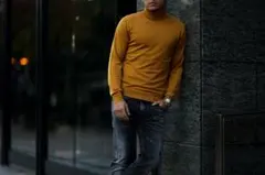 JOHN SMEDLEY ジョンスメドレー タートルネックニット