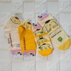 ポムポムプリン靴下4足セットのサムネイル