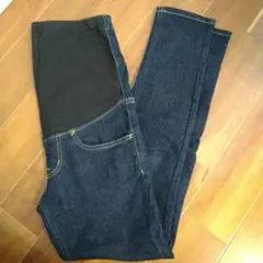 無印良品　マタニティ用ストレートデニム