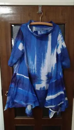 新品未使用⭐︎センソユニコ⭐︎mefu ⭐︎ シアサッカー⭐︎変形カーディガン⭐︎涼しげ 新品未使用⭐︎センソユニコ⭐︎mefu ⭐︎ シアサッカー⭐︎変形