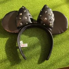 ディズニーミニーレザーカチューシャ