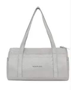 WOOALONG ウアロン　ナイロン　パッド入りバレルバッグ