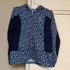 le coq sportif 花柄パーカー ネイビー ルコック 中古 素人保管