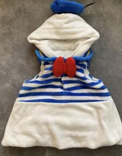 Disney　冬　ドナルドダック　ボーダー　ベスト　　　80cm
