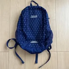Coleman ネイビー 水玉リュック