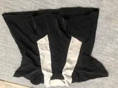 nano・universeネックシャツ ブラック/ホワイト サイズF