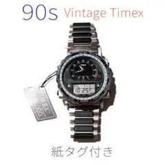 90s 稀少未使用品 完動紙タグ付 Timex ZULU アナデジ 腕時計のサムネイル