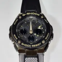 CASIO超美品！使用1回だけ腕時計ラバーGST-8400フリーサイズ 黒