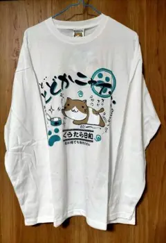 ねこぶちさんTシャツ 白 Ｌサイズ 新品未使用