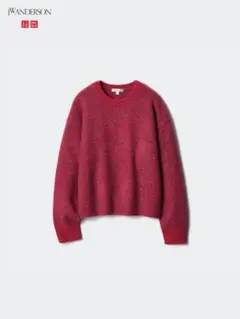 スフレヤーンカラーミックスクルーセーター（長袖）