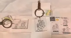 鬼滅の刃　原画展　クリアベースキーホルダー 冨岡義勇　竈門炭治郎