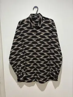 DEAD STOCK 総柄シャツ 長袖シャツ レトロ モード ヴィンテージ風