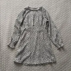 ZARA 花柄 長袖ワンピース 9 (134cm)