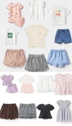 プティマイン等23点まとめ売り 100サイズ女の子