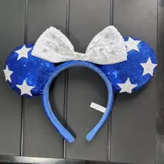 ディズニー スパンコールカチューシャ　星柄