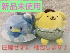 サンリオ　ポムポムプリン タキシードサム　ぬいぐるみ