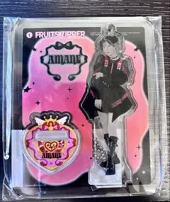 ま*ん様 FRUITSZIPPER 月足天音 黒衣装アクスタ