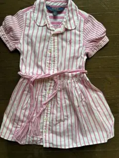 POLO RALPH LAUREN ストライプワンピース 3/3T