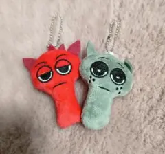 スプランキー ふわふわ ボールチェーン キーホルダー マスコット ラディ グレー