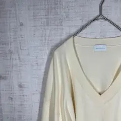 グリーンレーベルリラクシング【F】レディース/クロップドカーディガン/Vネック