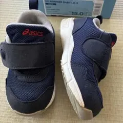 ASICS！紺色スニーカー⭐︎15cm
