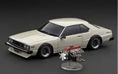 スカイラインハコスカGTRホワイト 1/18京商ミニカー - メルカリ