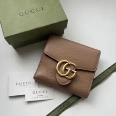 ✨Sランク・箱付き✨ GUCCI 長財布 インターロッキング ダラーカーフ 