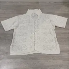 LOWRYSFARM ローリーズファーム　レースニット　カーディガン