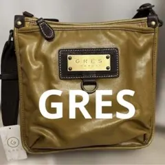 【未使用タグ付き】GRES PARIS ショルダーバッグ牛革定価22,880円