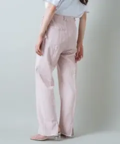 値下げ　Kastane サマーデニム　カラーデニム　フリンジ　リボンのサムネイル