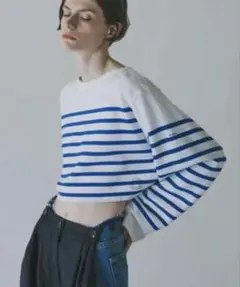 【ORCIVAL for BIOTOP】basque shirt cropped