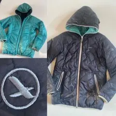 k*。様 【リバーシブル】エーグル　中綿入りナイロンパーカー　ブルゾン　撥水性あ