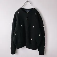 ⭐*⭐様 美品　ポロラルフローレン　キッズ　金刺繍　裏起毛　トレーナー　スウェッ