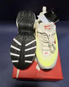 最終Nike Air Max ホワイト/イエロー タグ箱あり