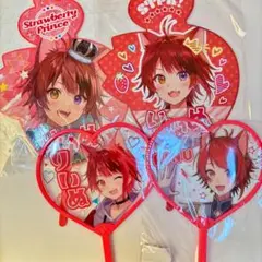 すとぷり　莉犬くん　ジャンボうちわ　クリアうちわ