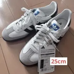 【新品未使用】adidas サンバ OG 25cm ホワイト×ブラック
