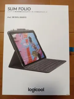 中古品 iPad用キーボード＆ペン ロジクールSLIM FOLIO