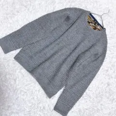 BEAMS ビームス（L）長袖 ニット セーター 毛 クルーネック カジュアル