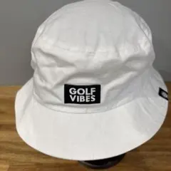 【新品未使用】Golfickers ゴルフィッカーズ キャディハット 白 golfickers キャディハット ホワイト ゴルフィッカーズ 帽子 フリー