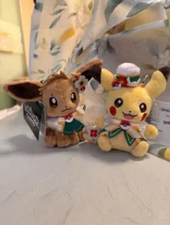 ポケモン ポケパークカントー ぬいぐるみ ピカチュウ イーブイ - メルカリ