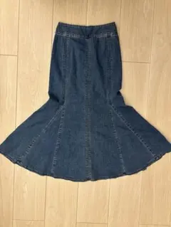 【美品】GU ジーユー　ステッチマーメイドロングスカート　Sサイズ