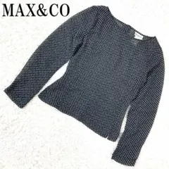 MAX&CO マックスアンドコー シアーブラウス ネイビー 38 B9838のサムネイル